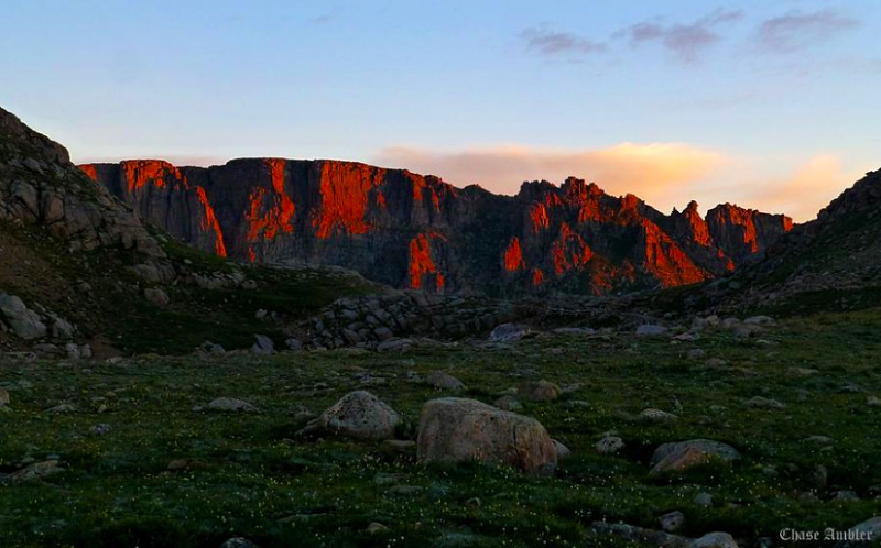 The Black Wall Aflame